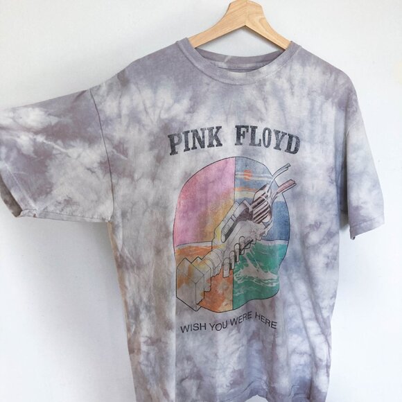 Pink Floyd Acid Wash Loose Fit Graphic Tee T shirt - Picture 3 of 8